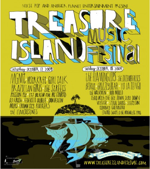 The lineup for the Treasure Island Music Festival here in the Bay Area just 