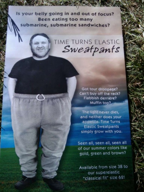 TTE sweatpants ad